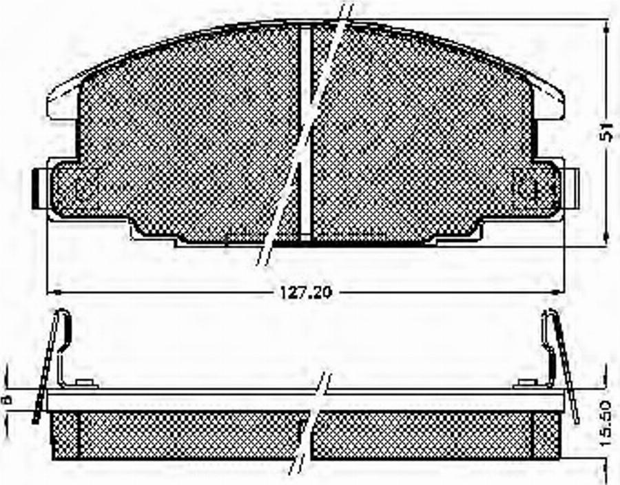 Spidan 32548 - Тормозные колодки, дисковые, комплект avtokuzovplus.com.ua