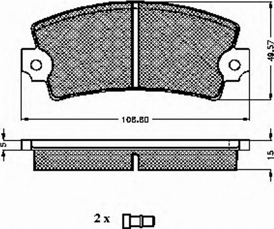 Spidan 32563 - Тормозные колодки, дисковые, комплект avtokuzovplus.com.ua