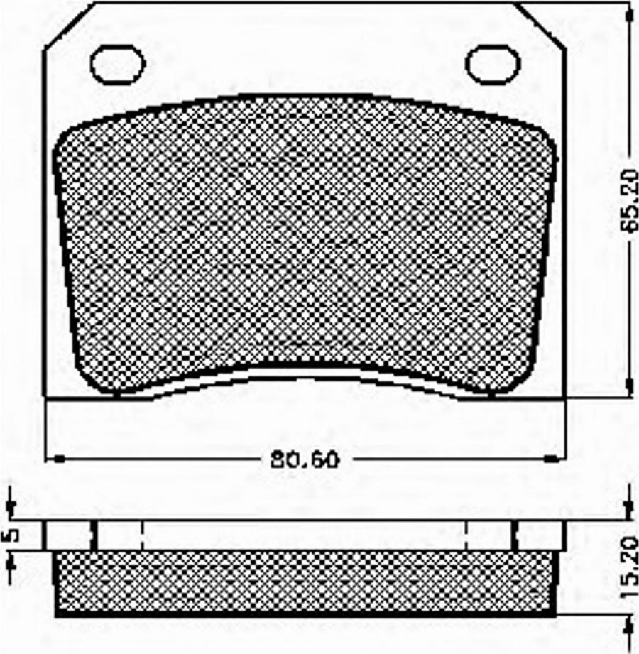 Spidan 32586 - Тормозные колодки, дисковые, комплект avtokuzovplus.com.ua