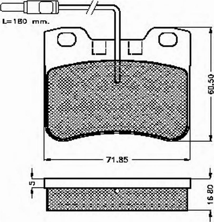 Spidan 32592 - Тормозные колодки, дисковые, комплект autodnr.net