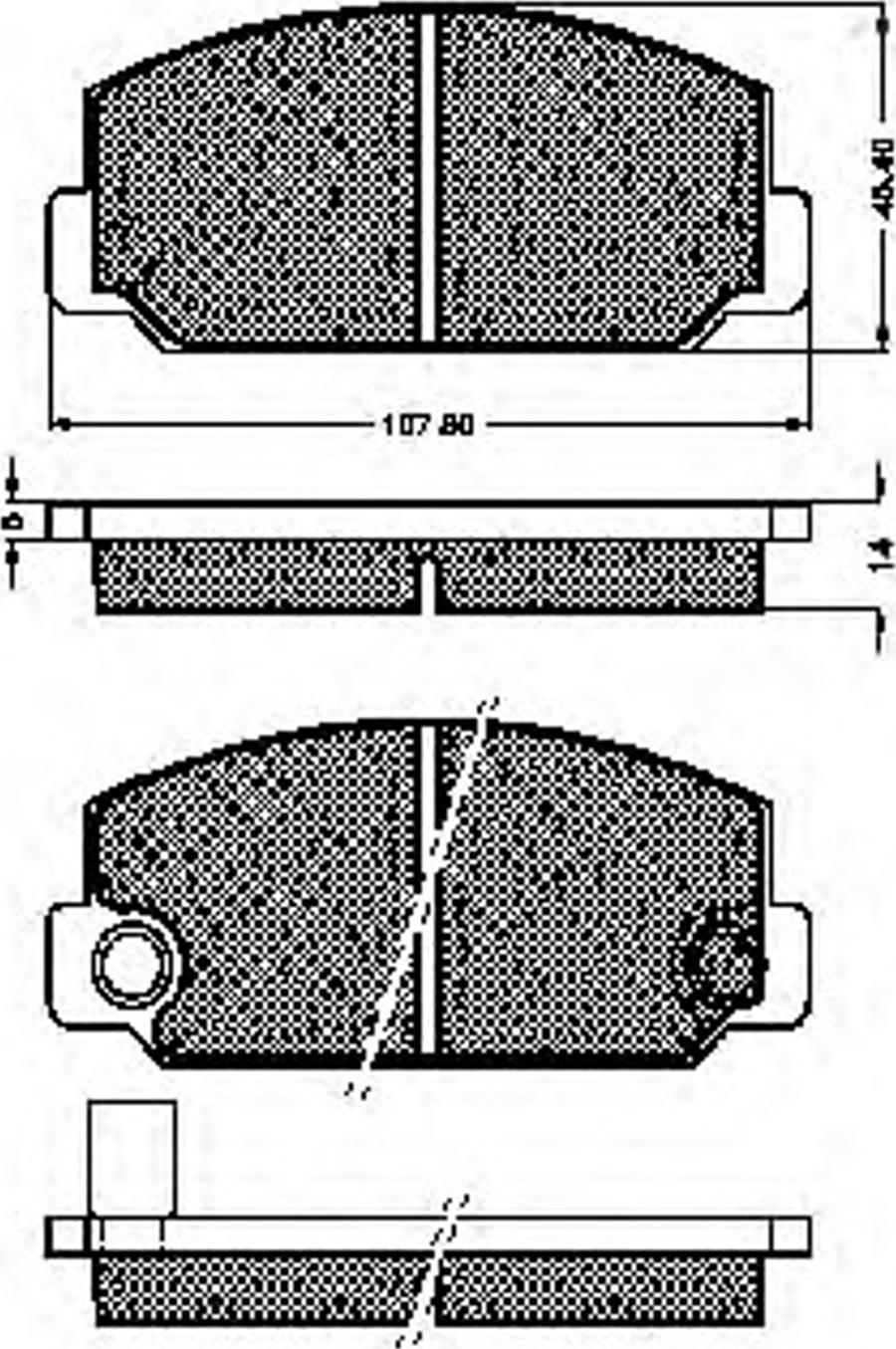 Spidan 32601 - Тормозные колодки, дисковые, комплект autodnr.net