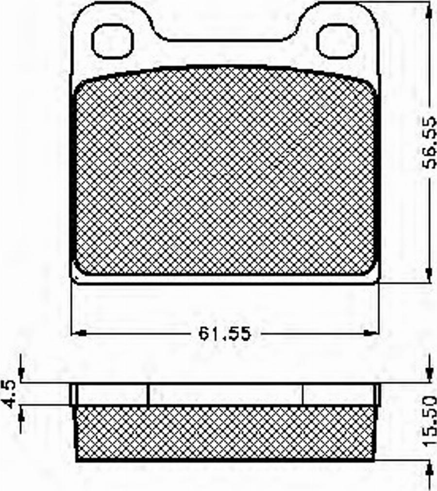 Spidan 32626 - Тормозные колодки, дисковые, комплект avtokuzovplus.com.ua