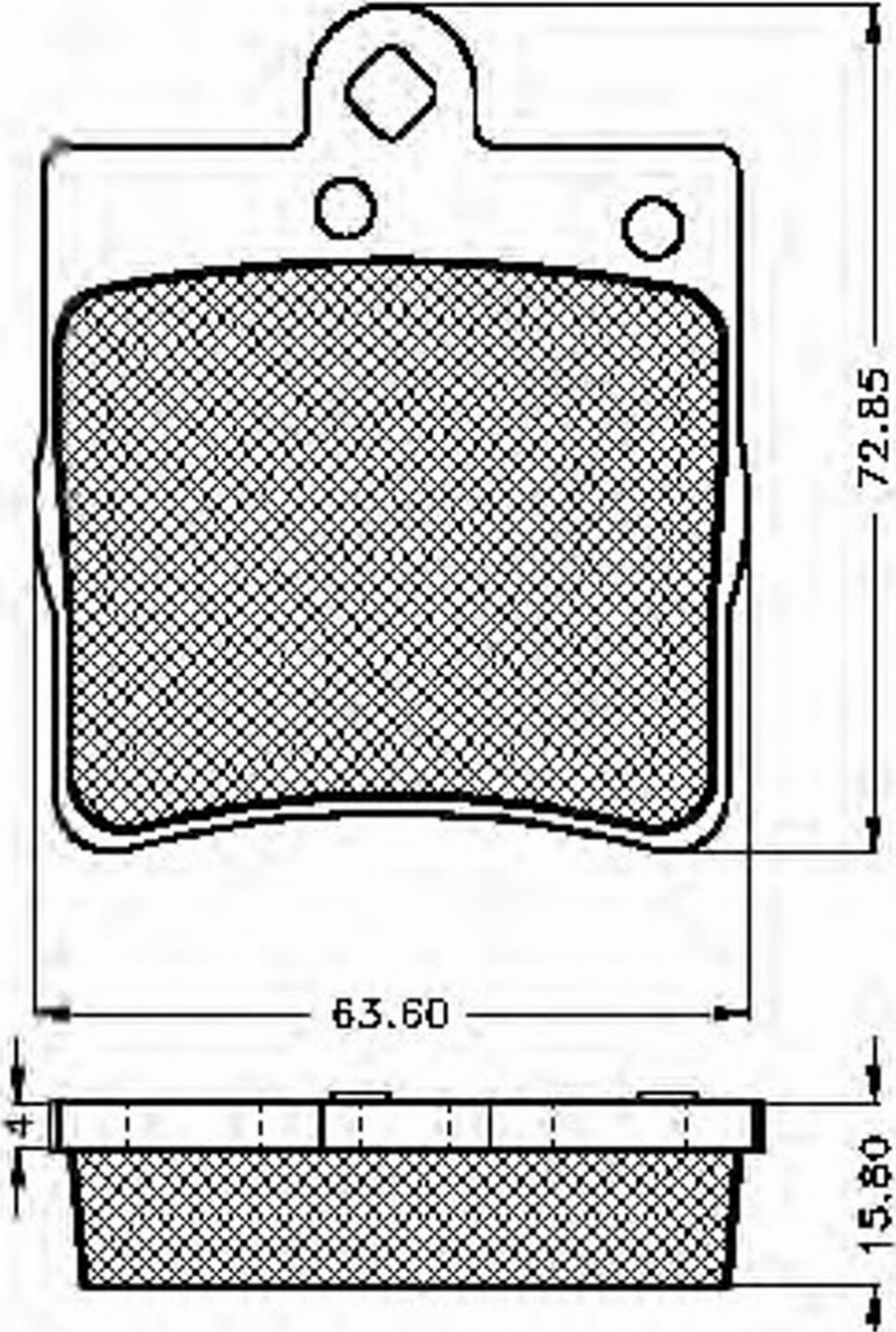 Spidan 32631 - Тормозные колодки, дисковые, комплект avtokuzovplus.com.ua