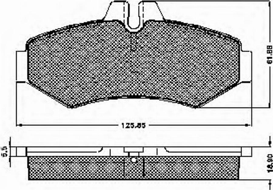 Spidan 32632 - Тормозные колодки, дисковые, комплект autodnr.net