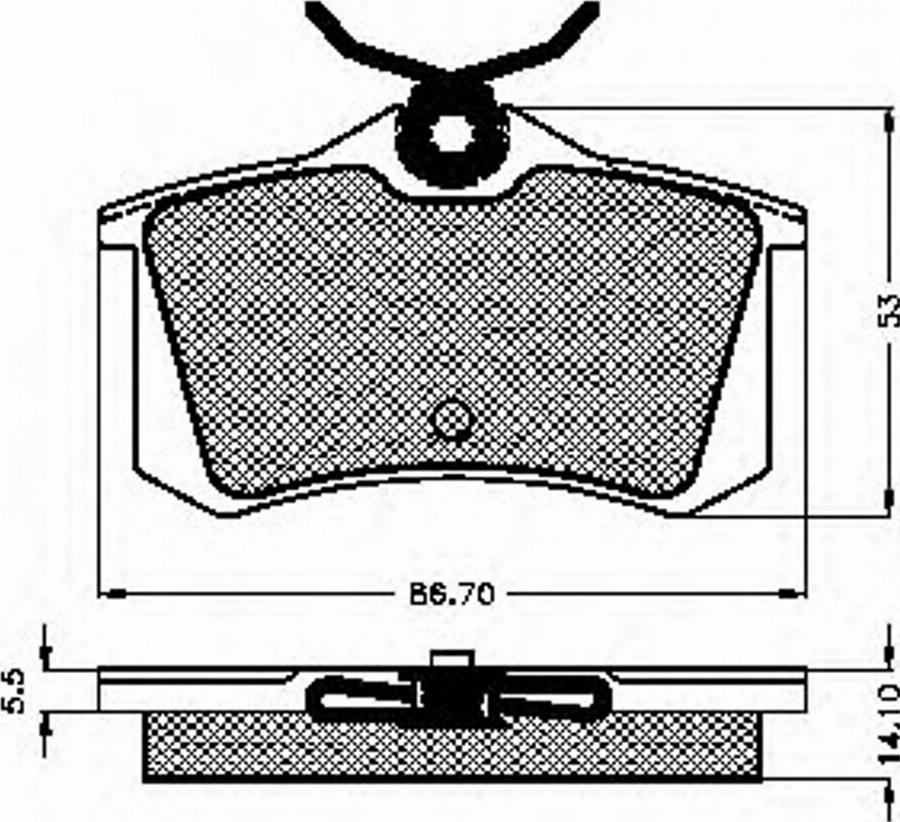 Spidan 32639 - Тормозные колодки, дисковые, комплект autodnr.net