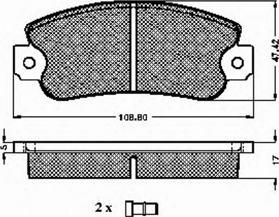 Spidan 32644 - Гальмівні колодки, дискові гальма autocars.com.ua