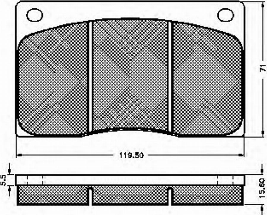 Spidan 32648 - Тормозные колодки, дисковые, комплект avtokuzovplus.com.ua