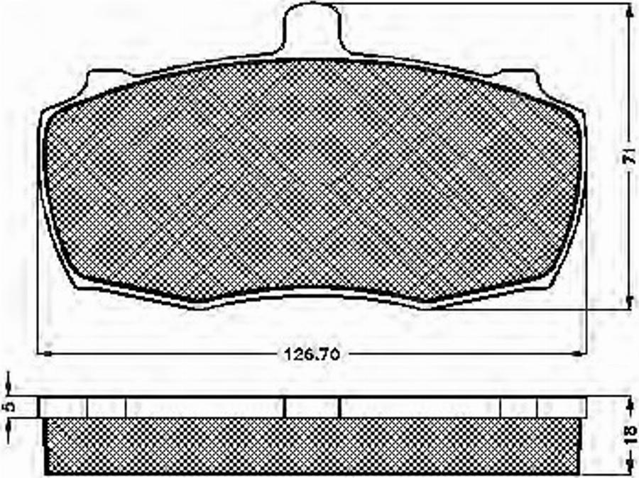 Spidan 32658 - Тормозные колодки, дисковые, комплект avtokuzovplus.com.ua