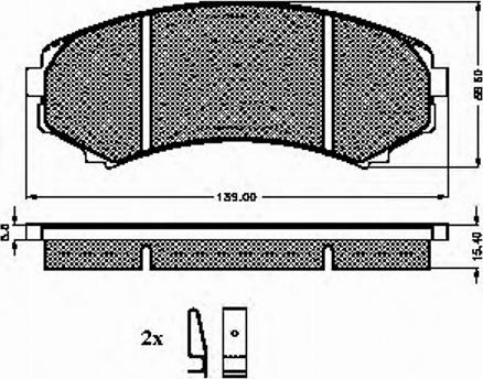 Spidan 32660 - Тормозные колодки, дисковые, комплект avtokuzovplus.com.ua