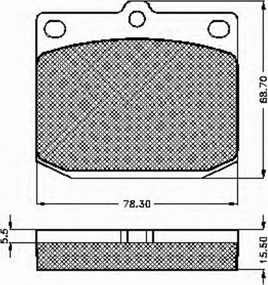 Spidan 32664 - Тормозные колодки, дисковые, комплект autodnr.net