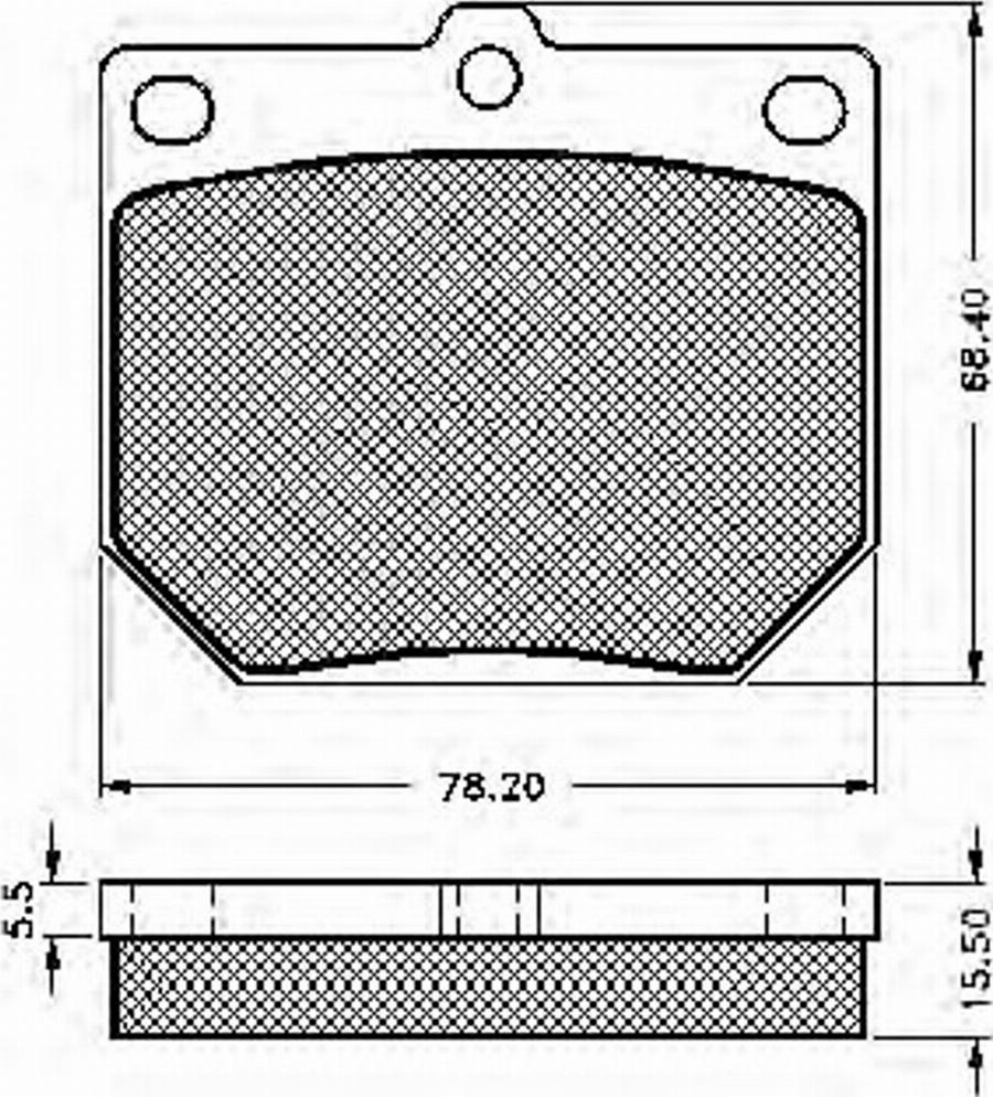 Spidan 32665 - Тормозные колодки, дисковые, комплект autodnr.net