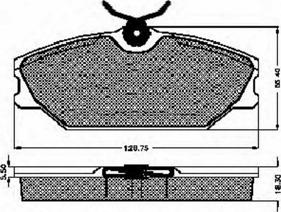 Spidan 32674 - Тормозные колодки, дисковые, комплект avtokuzovplus.com.ua