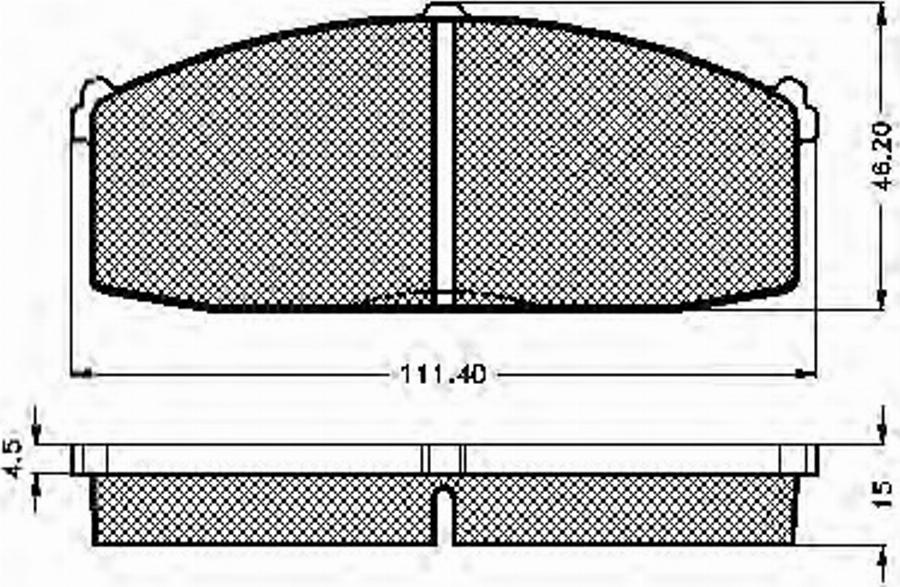 Spidan 32681 - Тормозные колодки, дисковые, комплект autodnr.net