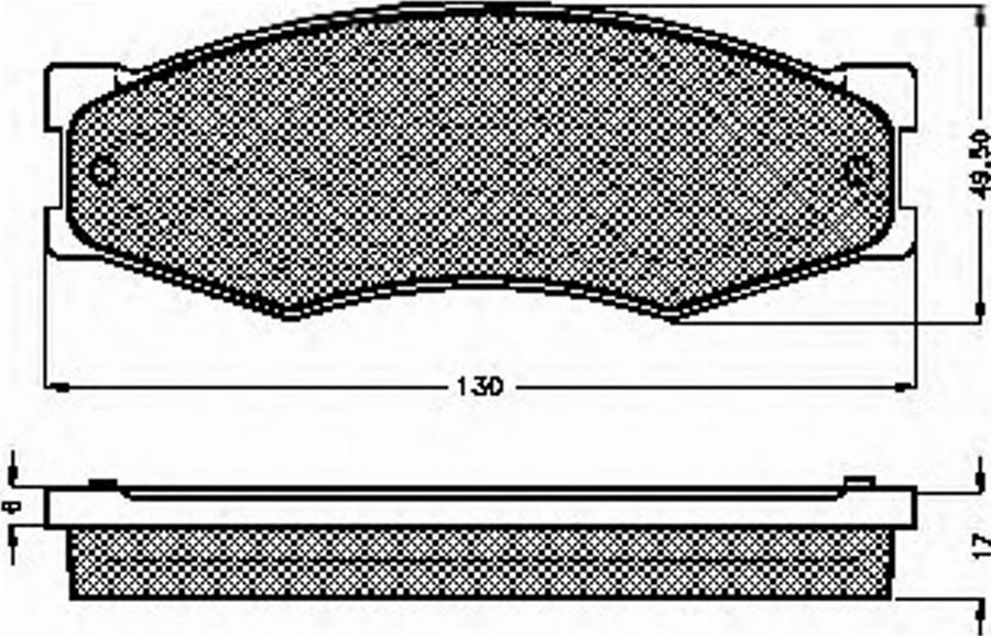 Spidan 32691 - Тормозные колодки, дисковые, комплект autodnr.net