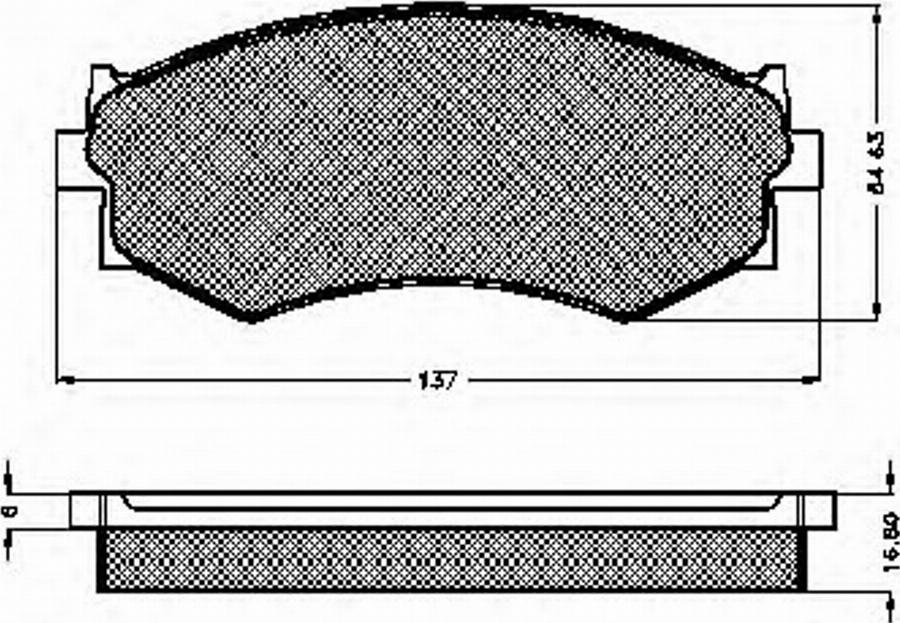 Spidan 32695 - Тормозные колодки, дисковые, комплект autodnr.net