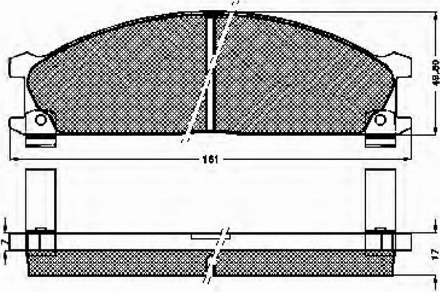 Spidan 32700 - Тормозные колодки, дисковые, комплект autodnr.net