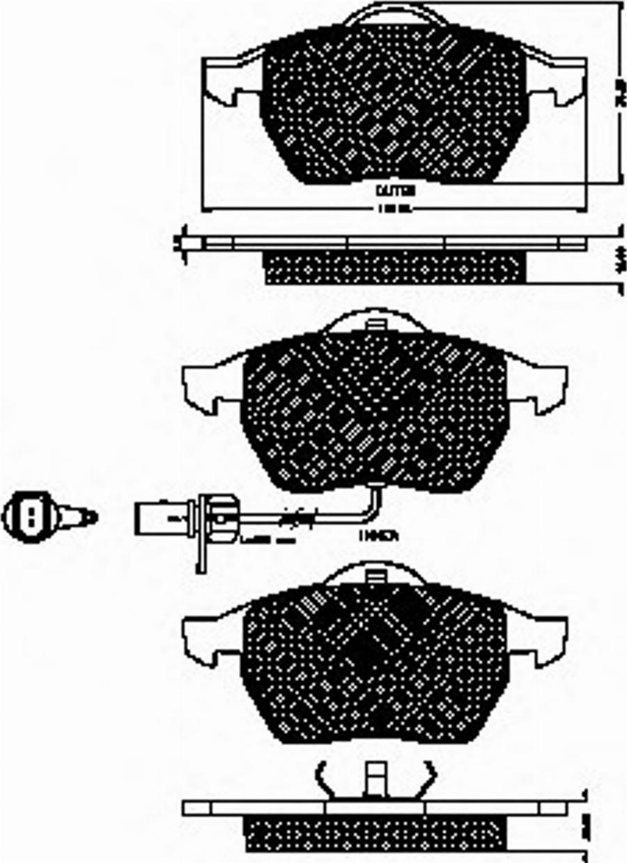 Spidan 32714 - Тормозные колодки, дисковые, комплект autodnr.net