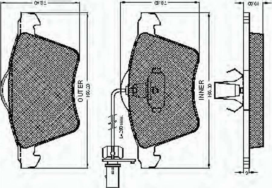 Spidan 32715 - Тормозные колодки, дисковые, комплект avtokuzovplus.com.ua