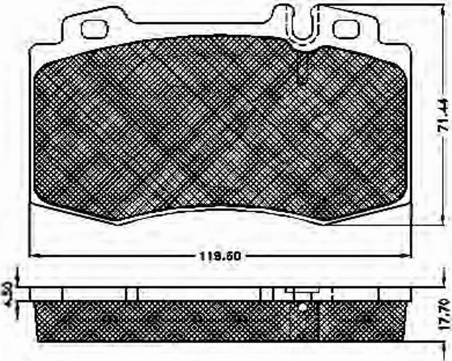 Spidan 32769 - Тормозные колодки, дисковые, комплект autodnr.net