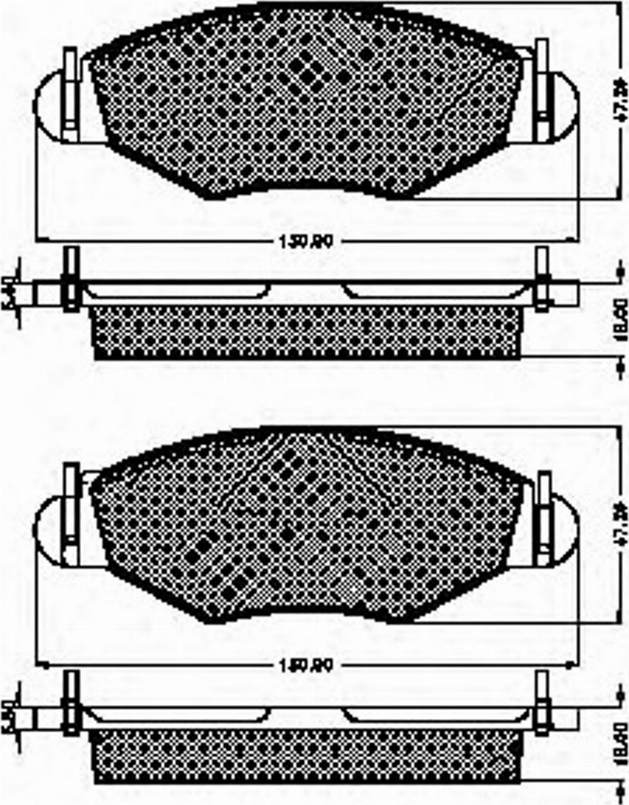 Spidan 32771 - Тормозные колодки, дисковые, комплект autodnr.net