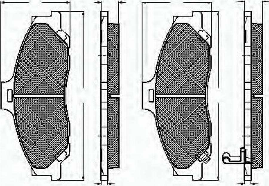 Spidan 32792 - Тормозные колодки, дисковые, комплект autodnr.net