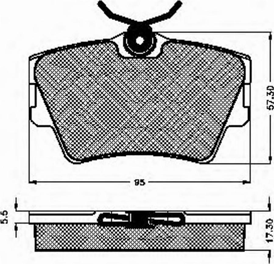 Spidan 32801 - Тормозные колодки, дисковые, комплект avtokuzovplus.com.ua