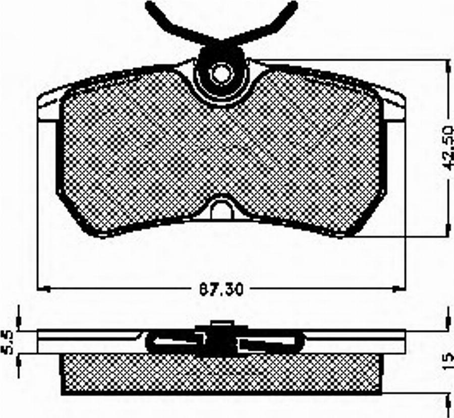 Spidan 32805 - Тормозные колодки, дисковые, комплект avtokuzovplus.com.ua