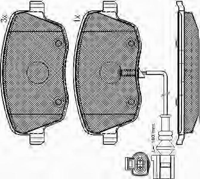 Spidan 32833 - Тормозные колодки, дисковые, комплект autodnr.net