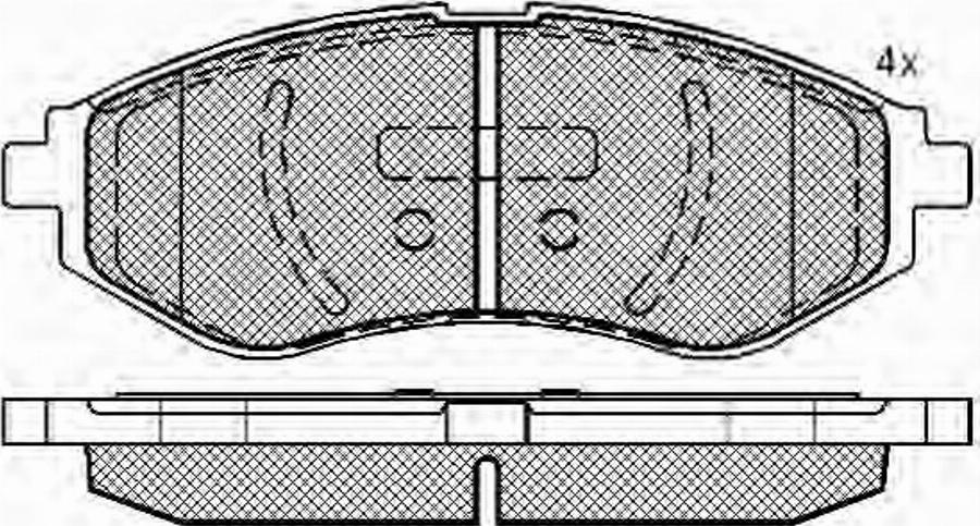 Spidan 32856 - Тормозные колодки, дисковые, комплект avtokuzovplus.com.ua