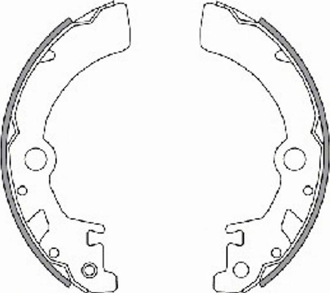 Spidan 33665 - Комплект тормозных колодок, барабанные avtokuzovplus.com.ua