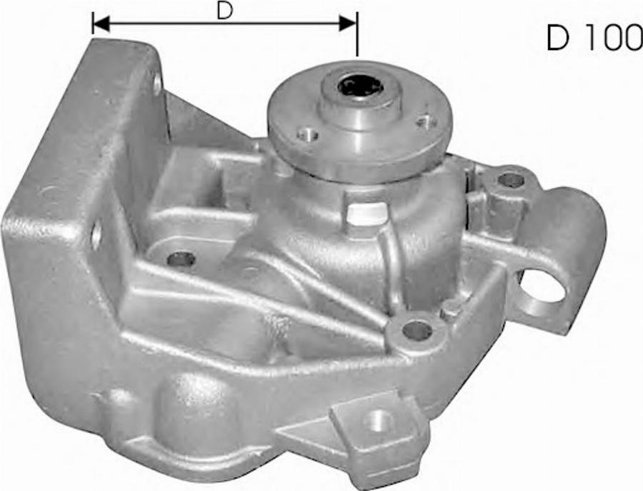 Spidan 60139 - Водяний насос autocars.com.ua