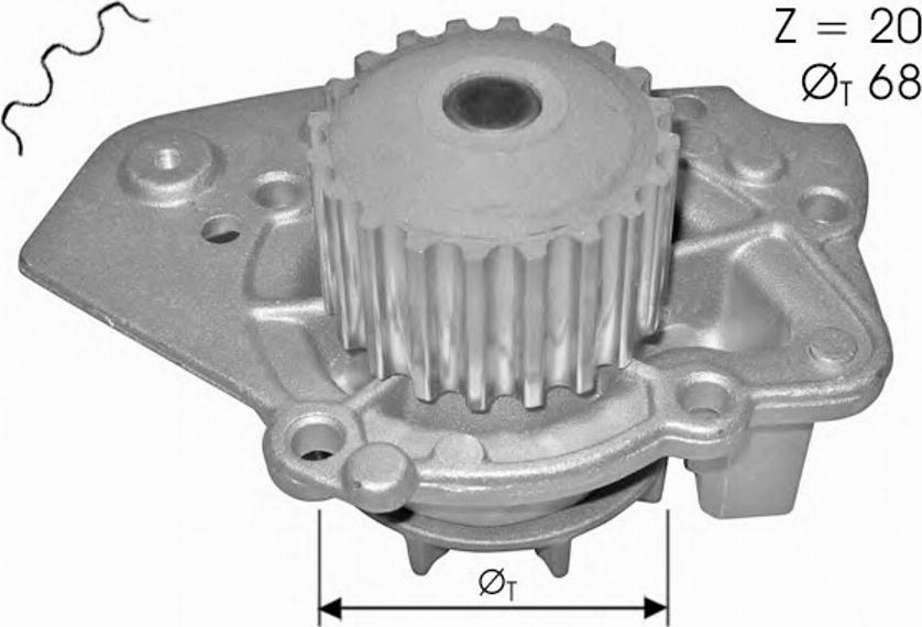 Spidan 60320 - Водяной насос avtokuzovplus.com.ua