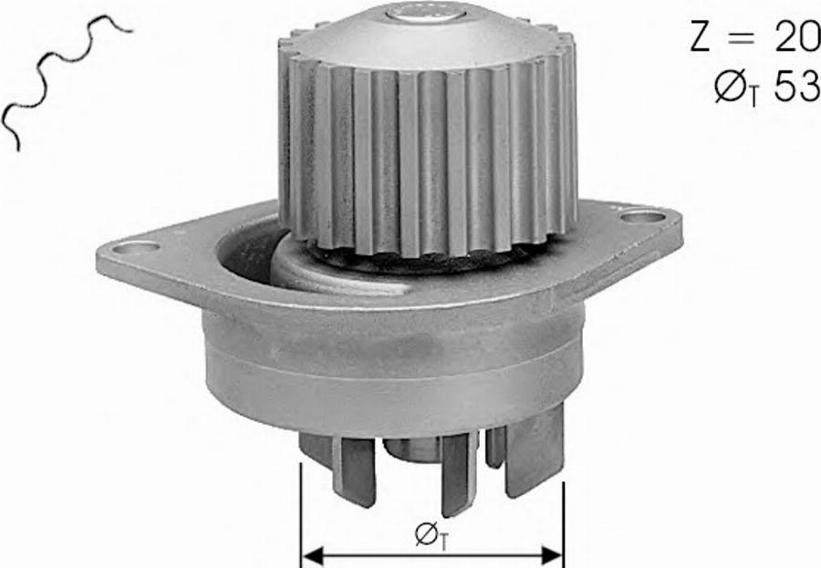 Spidan 60498 - Водяной насос avtokuzovplus.com.ua