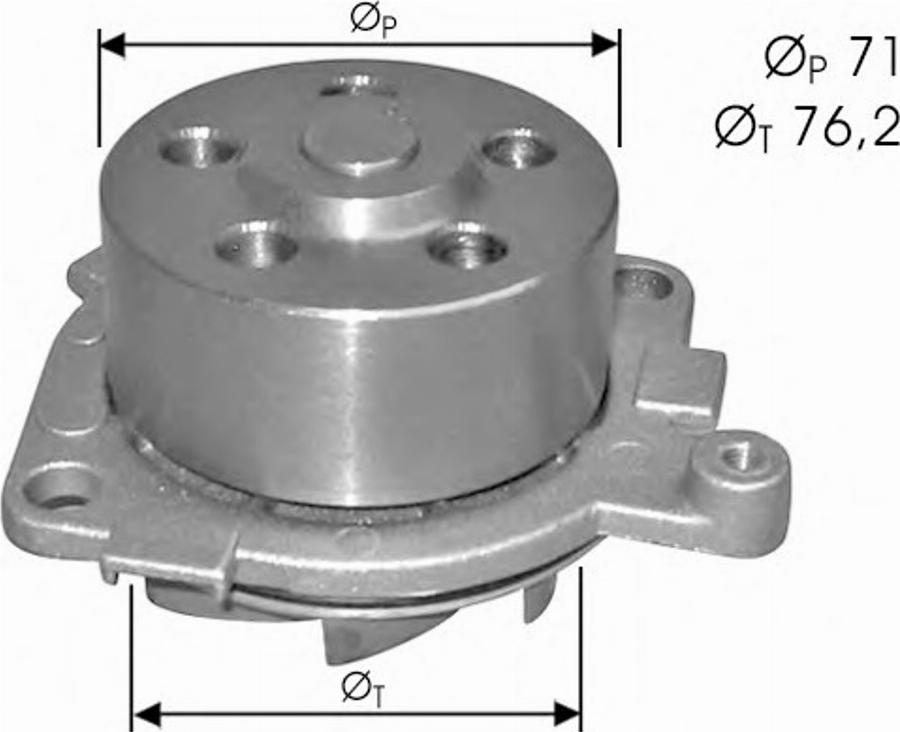 Spidan 60573 - Водяной насос autodnr.net