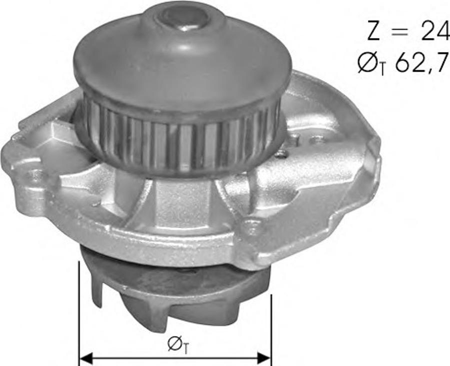 Spidan 91408 - Водяной насос autodnr.net