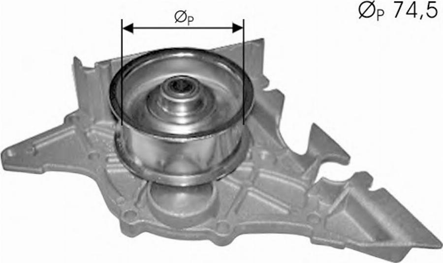 Spidan 91417 - Водяной насос avtokuzovplus.com.ua