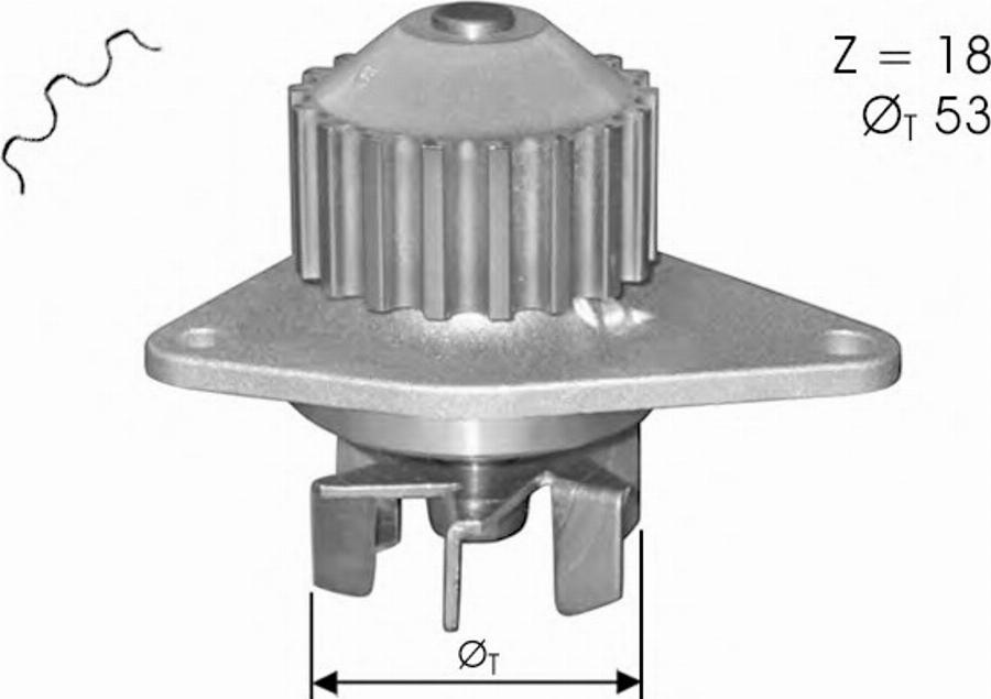 Spidan 91428 - Водяной насос autodnr.net