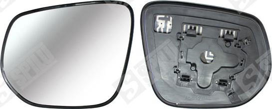 Spilu 15186 - Дзеркальне скло, зовнішнє дзеркало autocars.com.ua