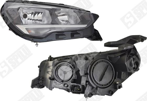 Spilu 391012 - Основна фара autocars.com.ua