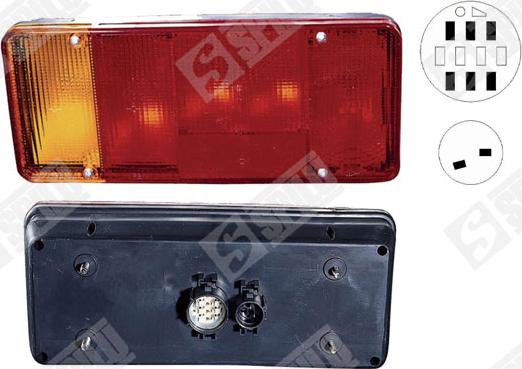 Spilu 490640 - Задній ліхтар autocars.com.ua