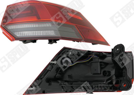 Spilu 491443 - Задній ліхтар autocars.com.ua