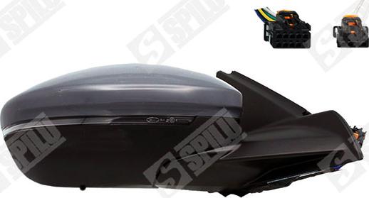 Spilu 59098 - Зовнішнє дзеркало autocars.com.ua