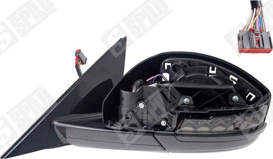 Spilu 59255 - Зовнішнє дзеркало autocars.com.ua