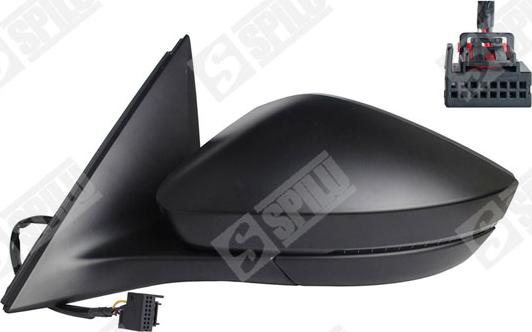 Spilu 59383 - Зовнішнє дзеркало autocars.com.ua