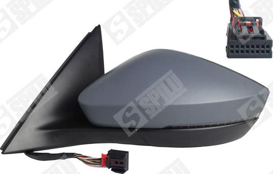 Spilu 59387 - Зовнішнє дзеркало autocars.com.ua