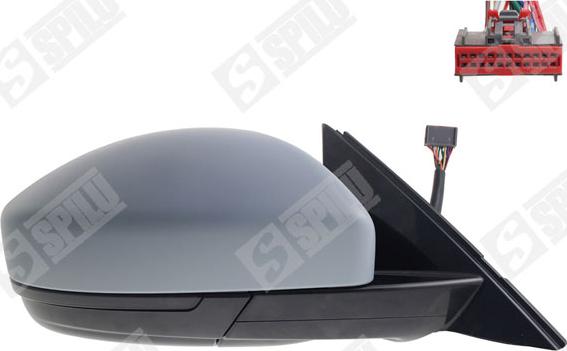 Spilu 59662 - Зовнішнє дзеркало autocars.com.ua