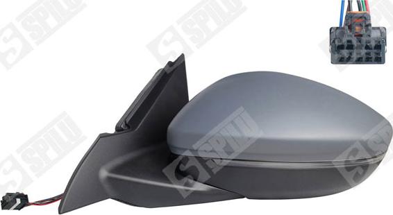 Spilu 59667 - Зовнішнє дзеркало autocars.com.ua