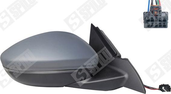 Spilu 59668 - Зовнішнє дзеркало autocars.com.ua