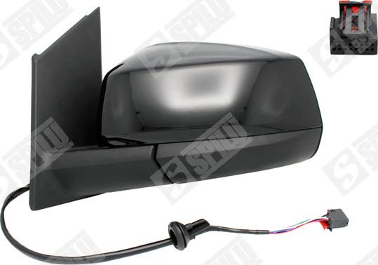Spilu 59697 - Зовнішнє дзеркало autocars.com.ua