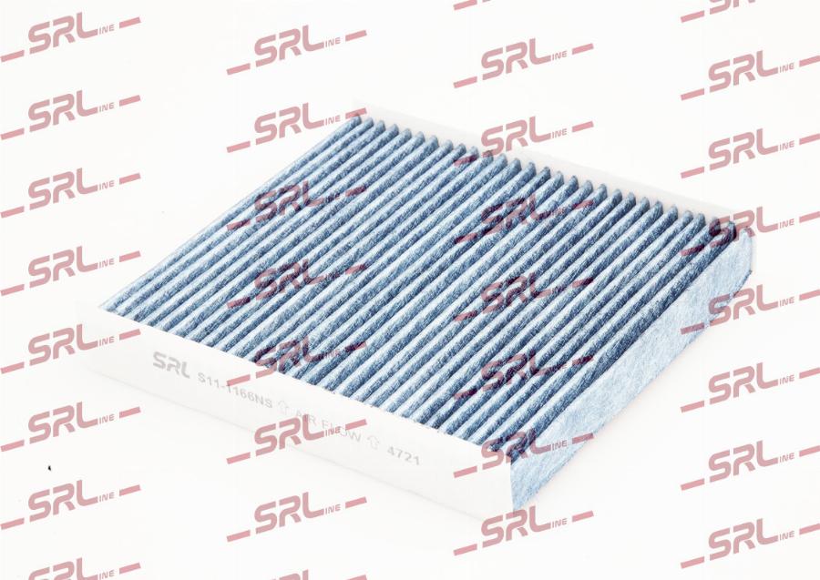 SRLine S11-1166NS - Фільтр, повітря у внутрішній простір autocars.com.ua